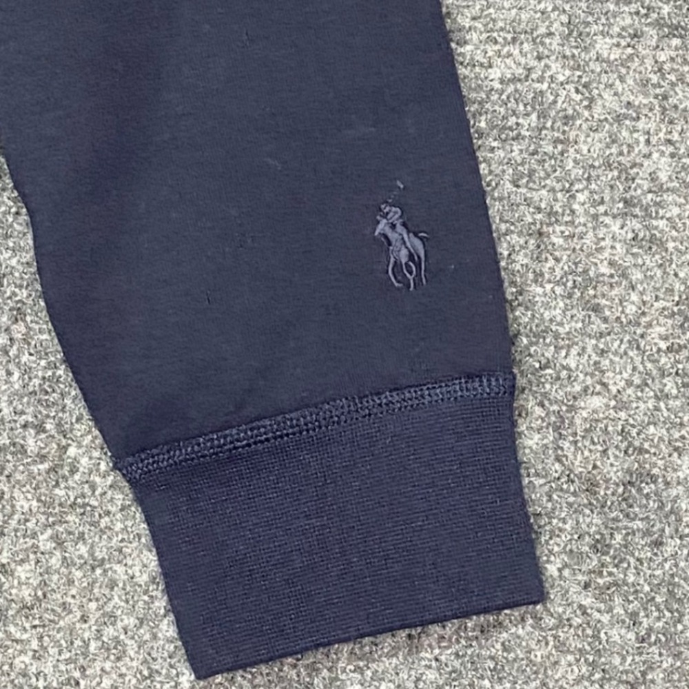 Polo Ralph Lauren Mens Small Big Pony Double-knit Sweatshirt In Aviator Navy NWT - Picture 4 of 10